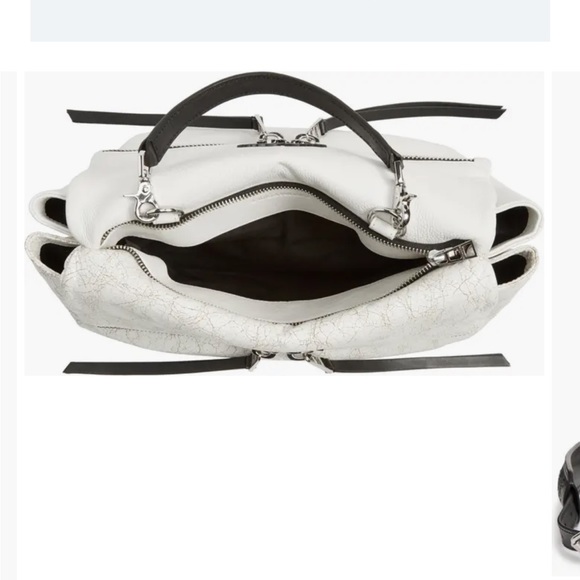 Zadig& Voltaire twin’s zip grained leather handbag - Picture 3 of 15